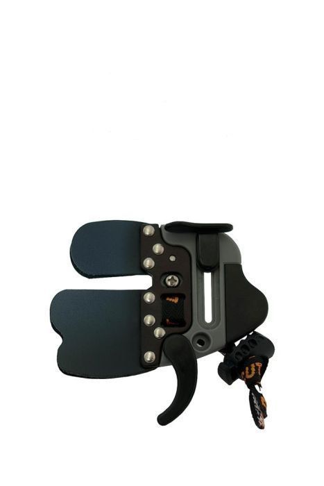 Напалечник OLYMPIC RECURVE TAB MIXHAR PLASTIC FRAME WITH LEATHER RH L BLACK Decut