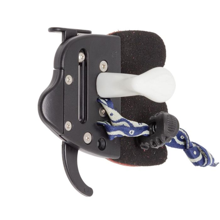 Напалечник OLYMPIC RECURVE TAB MIXHAR PLASTIC FRAME WITH LEATHER RH L BLACK Decut
